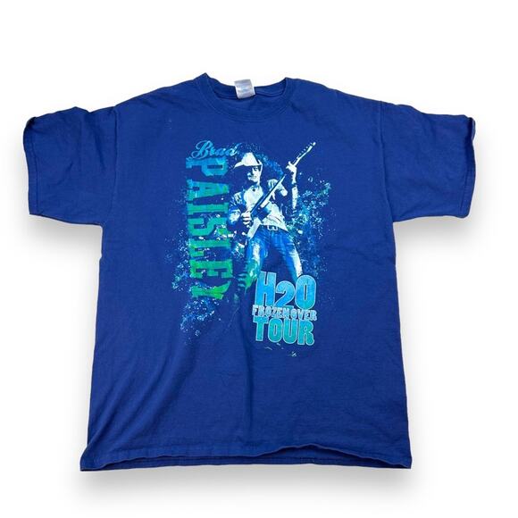 2010 Brad Paisley H20 Frozen Over Tour Concert tshirt size large - Picture 1 of 4